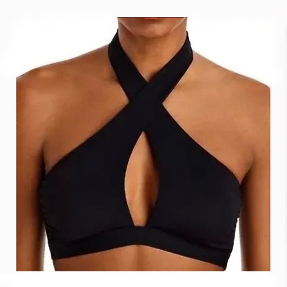 Aqua Swim Twisted Halter Bikini Top New With Tags size XL - Picture 3 of 7